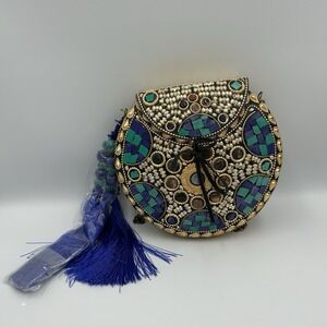 Sam Edelman‎ Mosaic Crossbody Colorful Retro Festival